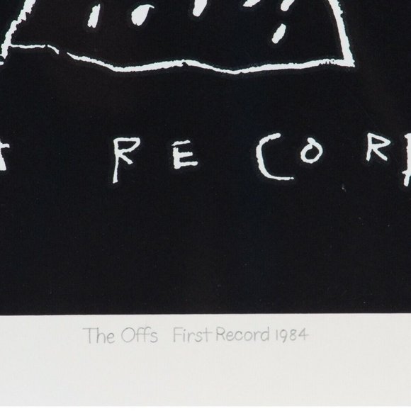 The Offs First Record Album Art by Jean-Michel Basquiat Silkscreen LE of 85 - Picture 4 of 4